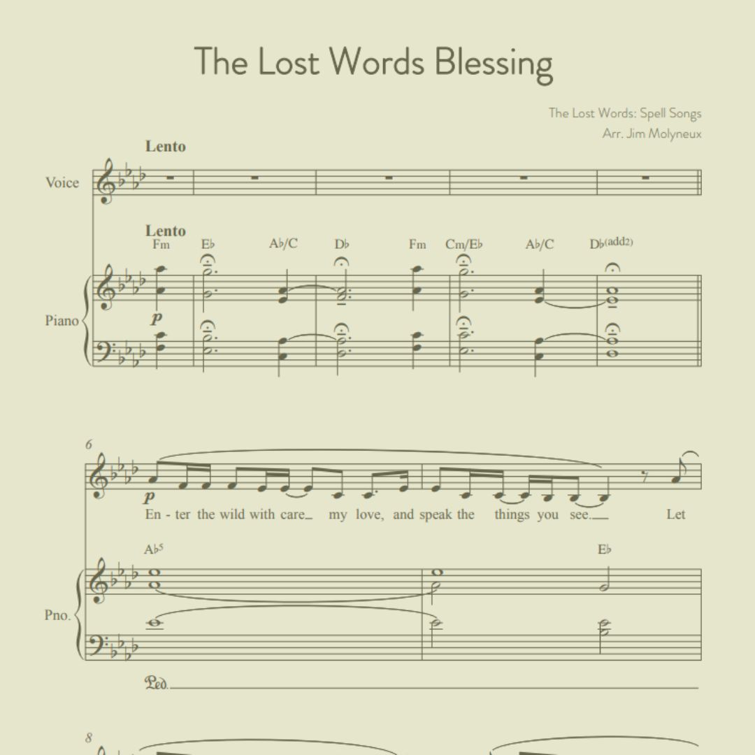 The Lost Words Blessing